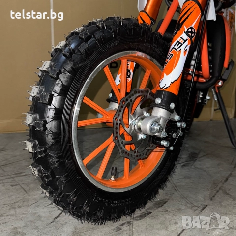 Детски кросов мотор 49 кубика Нов модел / KAPLAN MAX 49CC с добавена функция "Лесен старт", снимка 2 - Мотоциклети и мототехника - 52424822