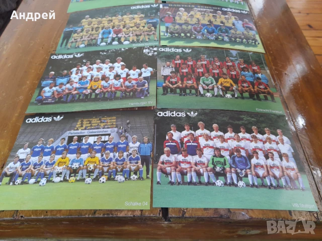 Стари Футболни програми Бундеслига,Adidas 1984, снимка 5 - Други ценни предмети - 50487446