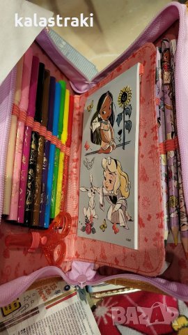 Прекрасен ученически несесер с Ариел, Елза и Анна, Принцесите, Бел, снимка 9 - Други - 29776270