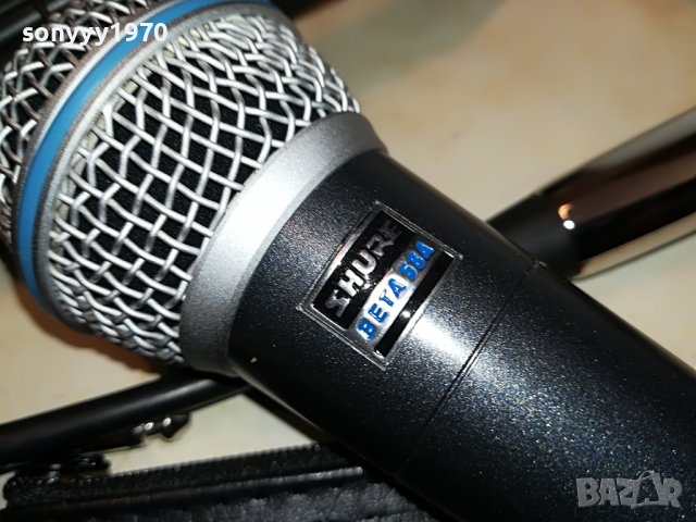 shure beta58A NEW MICROFHONE-ВНОС SWISS 2905221010, снимка 4 - Микрофони - 36907746