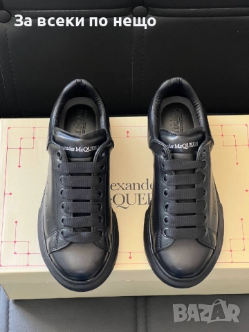 Alexander McQueen Мъжки Черни Маратонки👟Мъжки Спортни Обувки В Черен Цвят Код P1350, снимка 3 - Маратонки - 52016508