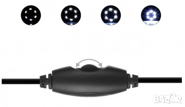 Висококачествена медицинска USB/microUSB ендоскоп камера 5.5 мм, 1200р, снимка 3 - Камери - 27786907