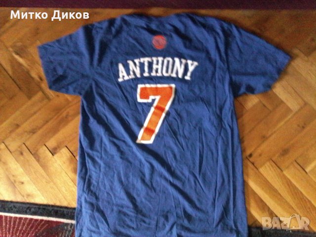 Тениска баскетбол  на Carmelo Anthony #7 New York Kniks NBА 2013 Adidas размер Л, снимка 6 - Баскетбол - 28546125