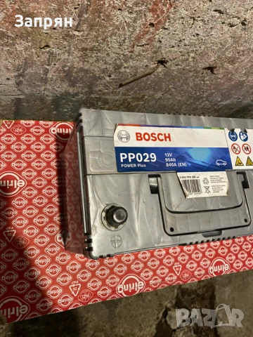Почти нов акумулатор Bosch/Бош PP029 95 амп/ч L+ Азиатка с гаранция, снимка 2 - Части - 53207388