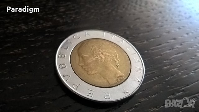 Монета - Италия - 500 лири | 1984г., снимка 2 - Нумизматика и бонистика - 27497727