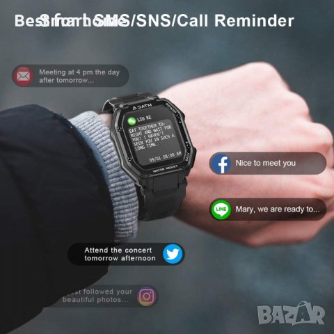 Смарт часовник Smartwatch Kospet Rock, снимка 13 - Смарт часовници - 39546772