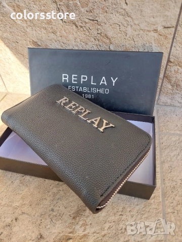Черно портмоне Replay код SG64u, снимка 5 - Портфейли, портмонета - 52061076