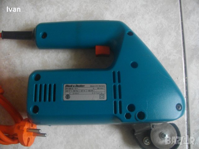 ЗА ЧАСТИ/ЗА РЕМОНТ-Оригинална-BlackDecker DN520E-Made in W.GERMANY-Електрическа Ножица, снимка 10 - Други инструменти - 37092638