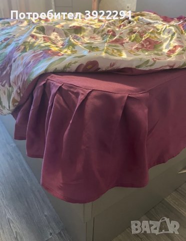 Лукс спален комплект от сатен + подарък, снимка 8 - Спално бельо - 43397329