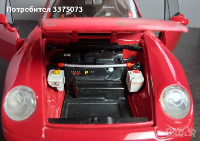 Porsche 911 Carrera RS 993 1/18 UT model , снимка 8 - Колекции - 52499568