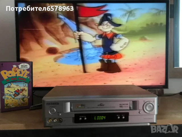 Видеокасета '' Попай моряка ''  VHS, снимка 4 - Анимации - 50229669