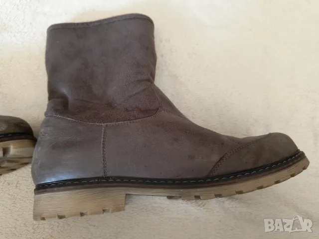 Дамски кожени  боти на комфортно ходило, снимка 10 - Дамски боти - 49300628
