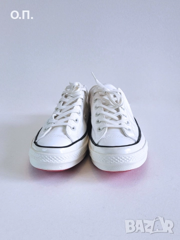 Converse Chuck Taylor 70 Ox 'White Patent' 39.5, снимка 4 - Кецове - 51600600