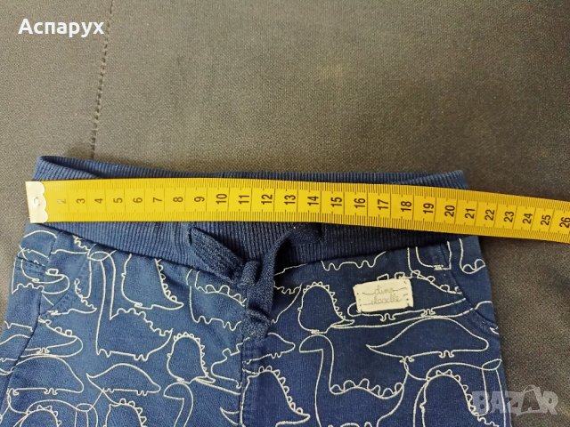 Бебешко памучно долнище с връзки. Марка fox&bunny 3-6 месеца, снимка 3 - Панталони и долнища за бебе - 43244082