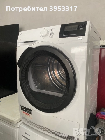 Сушилня AEG TR818A4E, 8 кг, Инверторен мотор, Термопомпа