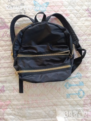 Defacto черна раница от шушляк., снимка 6 - Раници - 50734058