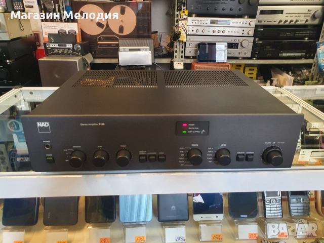 Усилвател NAD 3150 В отлично техническо и визуално състояние., снимка 2 - Ресийвъри, усилватели, смесителни пултове - 46364557