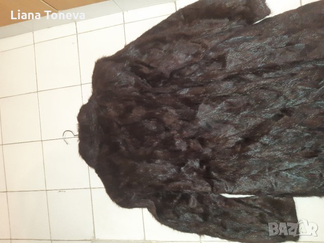 ДЬЛГО ПАЛТО ЕСТЕСТВЕН КОСЪМ, снимка 8 - Палта, манта - 33244848