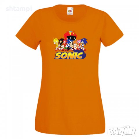 Дамска тениска Sonik and friends 002 Игра,Изненада,Подарък,Празник,Повод преглед редакция архивирай, снимка 11 - Тениски - 37246630