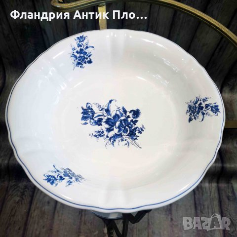 Английски комплект за баня "Staffordshire" (Син) , снимка 3 - Декорация за дома - 35097274