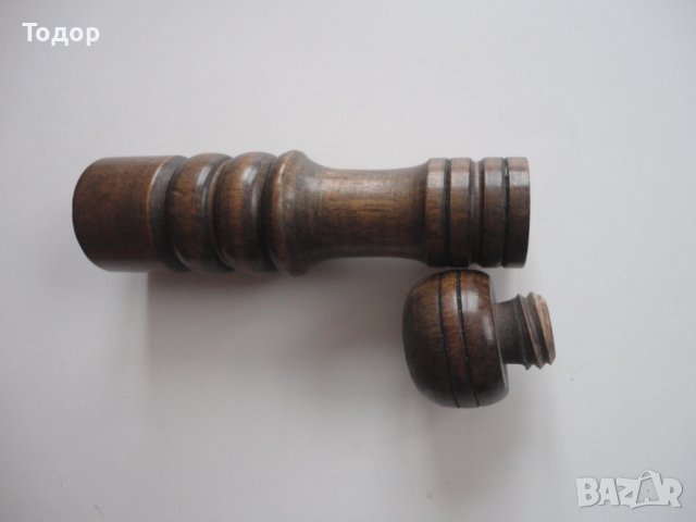 Немска дървена солница пиперница 2, снимка 4 - Антикварни и старинни предмети - 43525508