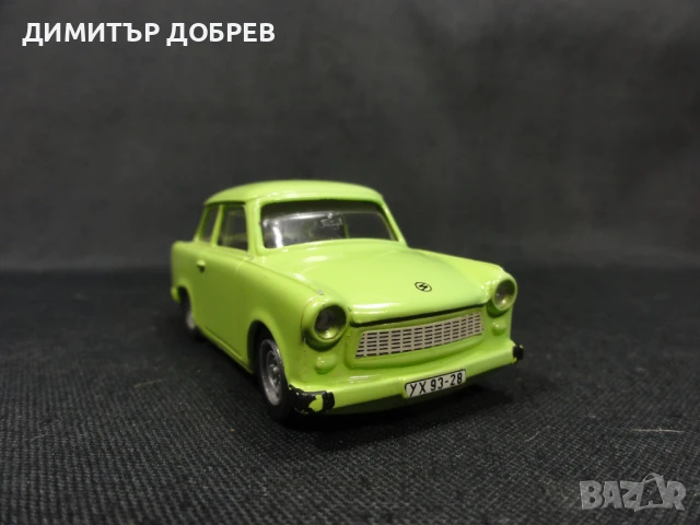 1/43 СТАРА РЕТРО МЕТАЛНА КОЛИЧКА МАЩАБЕН МОДЕЛ TRABANT 601 VITESSE PORTUGAL, снимка 5 - Колекции - 50839644