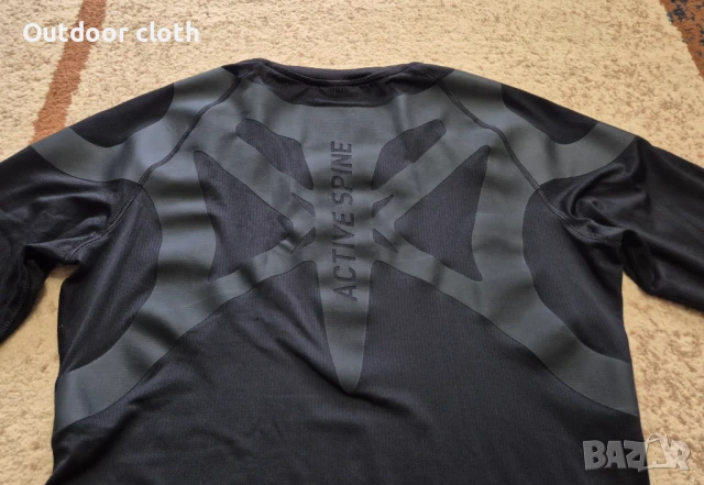 Odlo ACTIVE SPINE технична блуза туризъм фитнес байк лов бушкрафт , снимка 5 - Спортни дрехи, екипи - 50667103