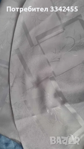 Нова, бяла, покривка за кръгла маса, снимка 2 - Покривки за маси - 51623153