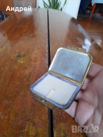 Старо Дамско джобно огледало,огледалце #4, снимка 4 - Други ценни предмети - 43145361