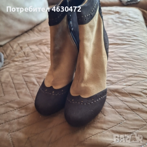 Дамски боти със скрита платформа , снимка 3 - Дамски боти - 52147855