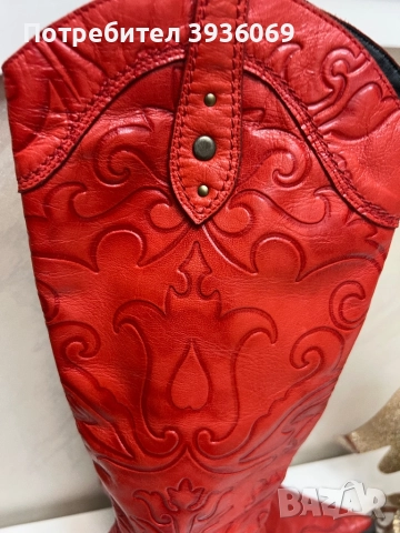 Ботуши от естествена кожа с топла подплата ог вътре, снимка 4 - Дамски ботуши - 52629181