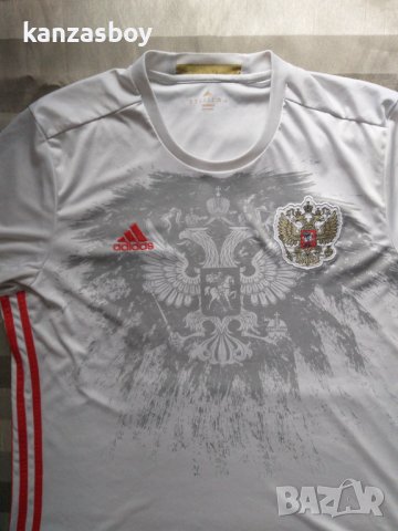 Adidas Russia Away - страхотна мъжка тениска ХЛ , снимка 5 - Тениски - 40270505