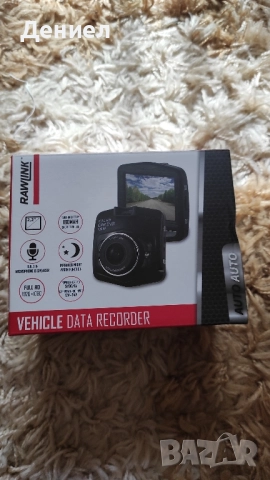 Видеорегистратор RawLink 1080P резолюция, нощно виждане, G-сензор, детектор на движение