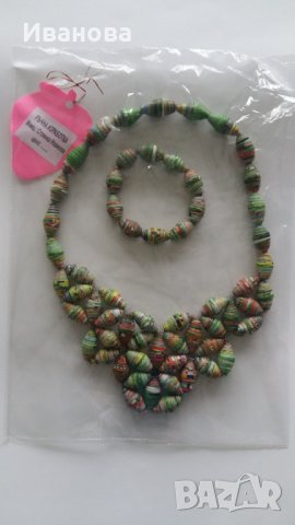 Ръчна изработка на бижута от хартия и квилинг, снимка 3 - Колиета, медальони, синджири - 33258249