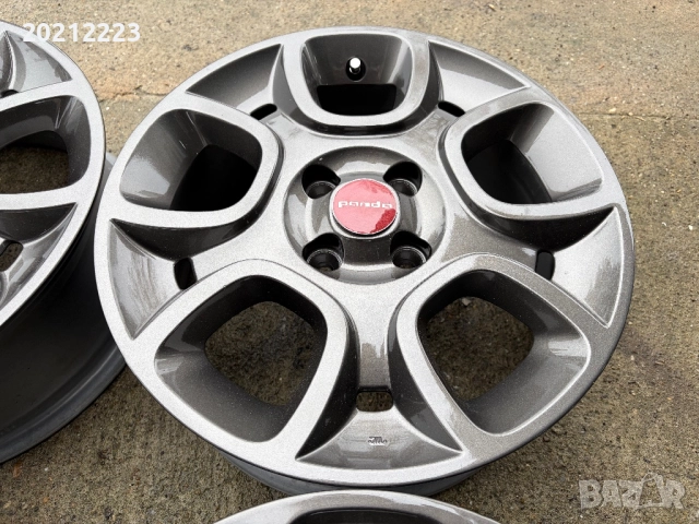 4 броя алуминиеви джанти за Fiat Panda 15, снимка 9 - Гуми и джанти - 52583273