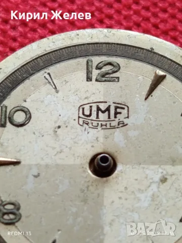 Стар механичен часовник дамски UMF RUHLA за части ремонт КОЛЕКЦИЯ 26861, снимка 3 - Антикварни и старинни предмети - 50124606