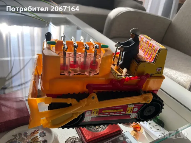 Стара ламаринена играчка от 1970, снимка 17 - Колекции - 48375186