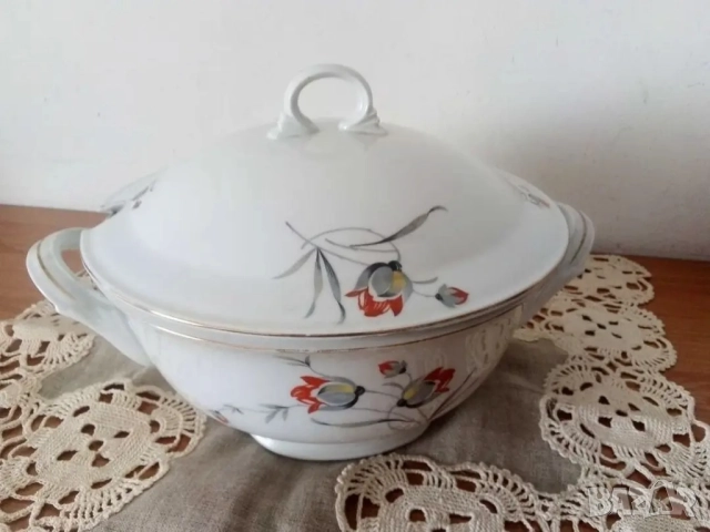 Сервиз порцелан ретро , снимка 2 - Сервизи - 29618371