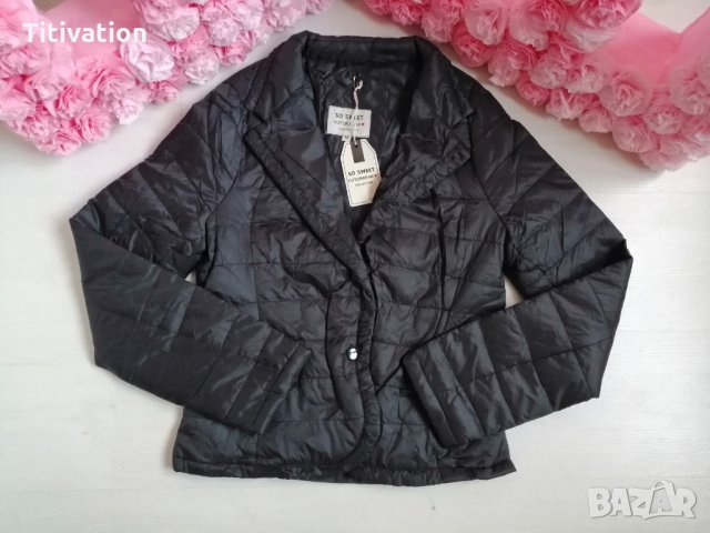 Черно пролетно яке, снимка 4 - Якета - 28741686