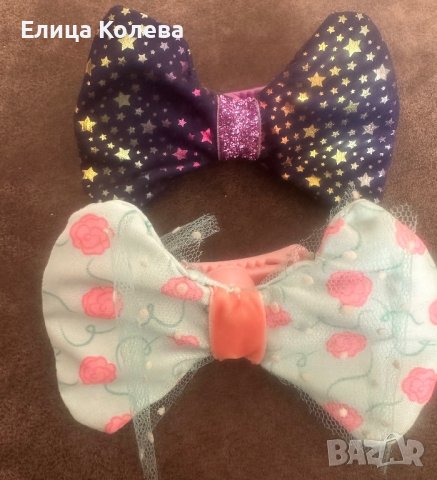 IMC 2 бр. фиби/ шноли/ панделки с кукла, снимка 2 - Шноли, диадеми, ленти - 42974218