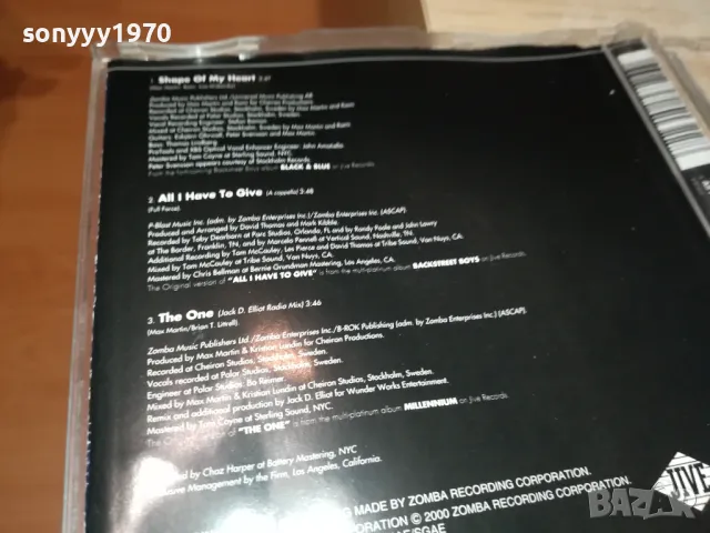 BACKSTREET BOYS CD-ВНОС GERMANY 1705252002, снимка 11 - CD дискове - 50328015