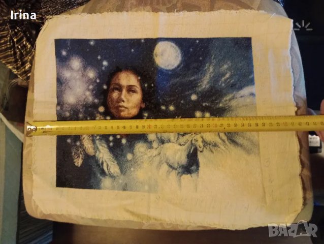 Гоблен ръчно изработен 40см×35см, снимка 3 - Гоблени - 48520474