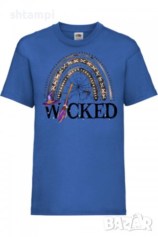 Детска тениска Wicked Witch,Halloween,Хелоуин,Празник,Забавление,Изненада,Обичаи,, снимка 5 - Детски тениски и потници - 38158791