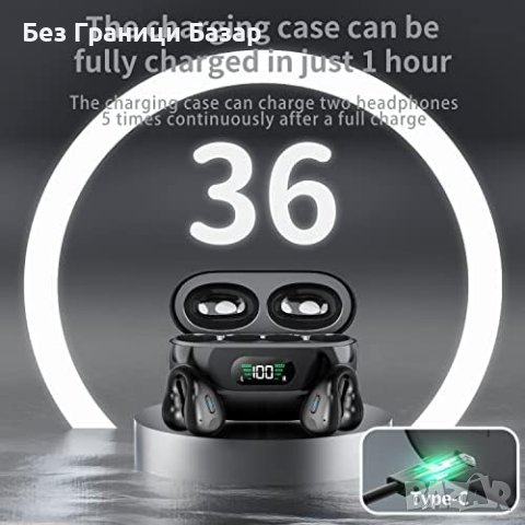 Нови Bluetooth 5.3 Слушалки с Дълъг Живот LED IP7 HiFi Звук, снимка 3 - Слушалки и портативни колонки - 43683456