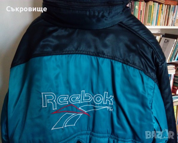 Дълго зимно дебело яке Reebok  с вълнена подплата палто, снимка 7 - Якета - 43768361
