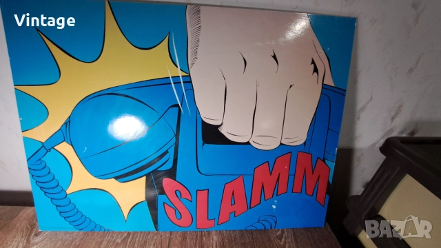 "Slamm!" принт Дебора Ацопарди IKEA Solmyra 1999 Поп Арт