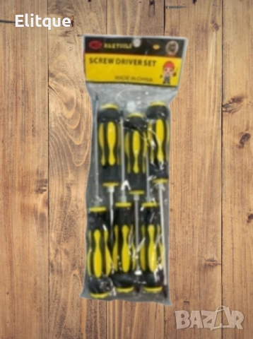 Комплект ударни отвертки 7 броя, снимка 4 - Други стоки за дома - 52831238