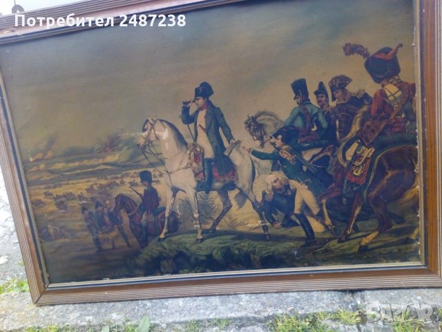 Две стари литографии на Наполеон, снимка 1