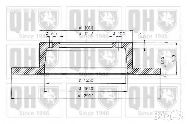 Спирачни дискове за Ленд Роувър Рендж Роувър 1, Дефендър, 110/127 и Дисковъри / LAND ROVER, снимка 7 - Части - 43879414