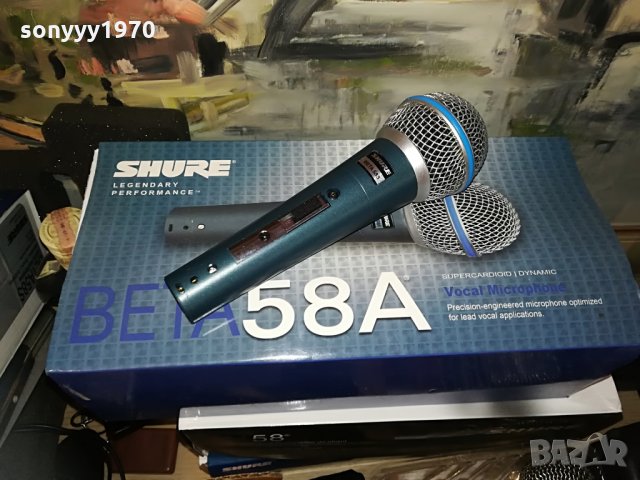 shure-beta sm58s-внос швеицария, снимка 7 - Микрофони - 28917231